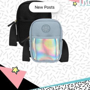 Mini Shoulder Bag. Available black